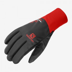 Men's Salomon Equipe Glove U Gloves Black | IDKX-94876