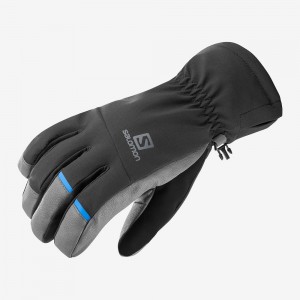 Men's Salomon Propeller Dry M Gloves Black | PNDA-29830