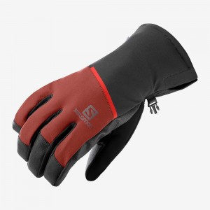 Men's Salomon Propeller One M Gloves Red | BEAP-50812