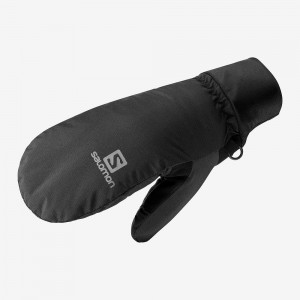 Men's Salomon Rs Warm Mitten U Gloves Black | VECG-13628
