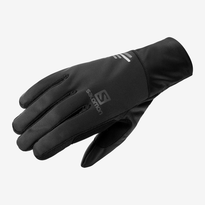 Men\'s Salomon Equipe Glove U Gloves Black | FPWB-03719